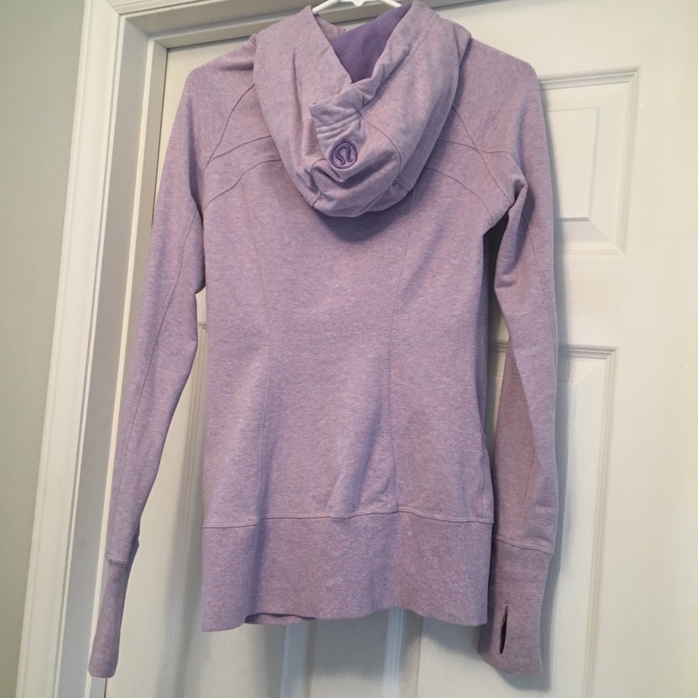 Lululemon scuba hoodie size 6 light purple - Picture 6 of 7